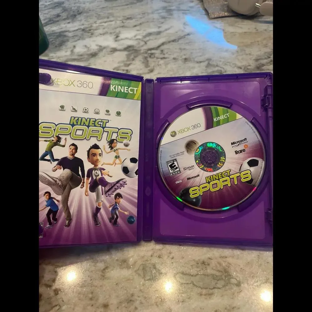 Kinect Sports‎ Xbox 360 Video Game Full Body 2010 Microsoft Game Studios Manual